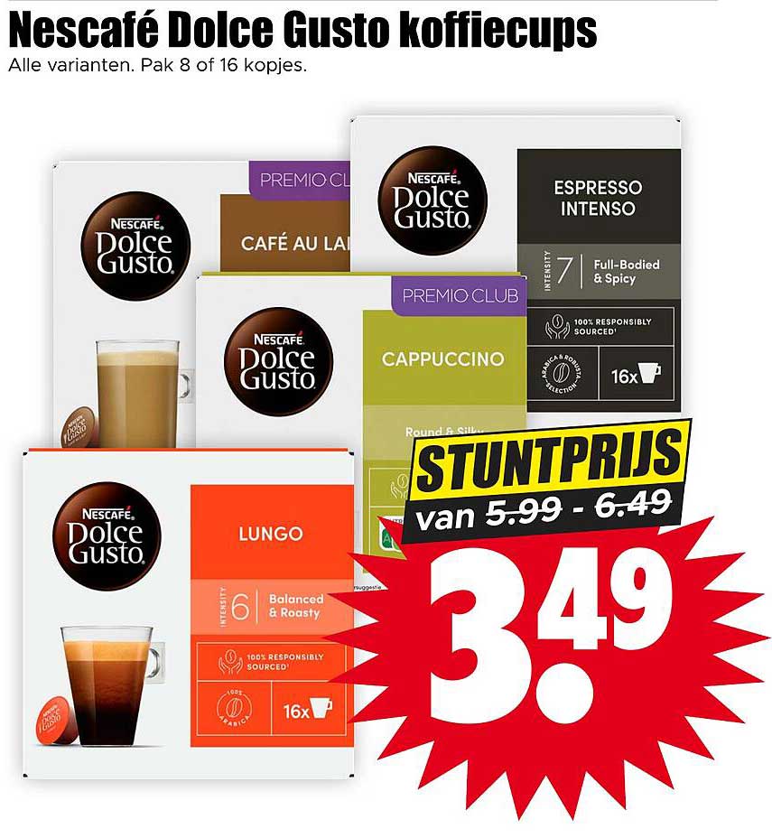 Nescafé Dolce Gusto koffiecups
