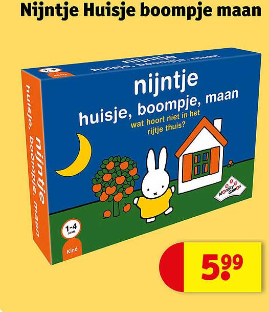 Nijntje Huisje boompje maan
