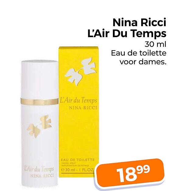 Nina Ricci L’Air Du Temps 30 ml Eau de toilette voor dames.