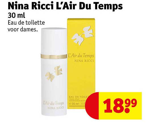 Nina Ricci L'Air Du Temps 30 ml Eau de toilette voor dames.