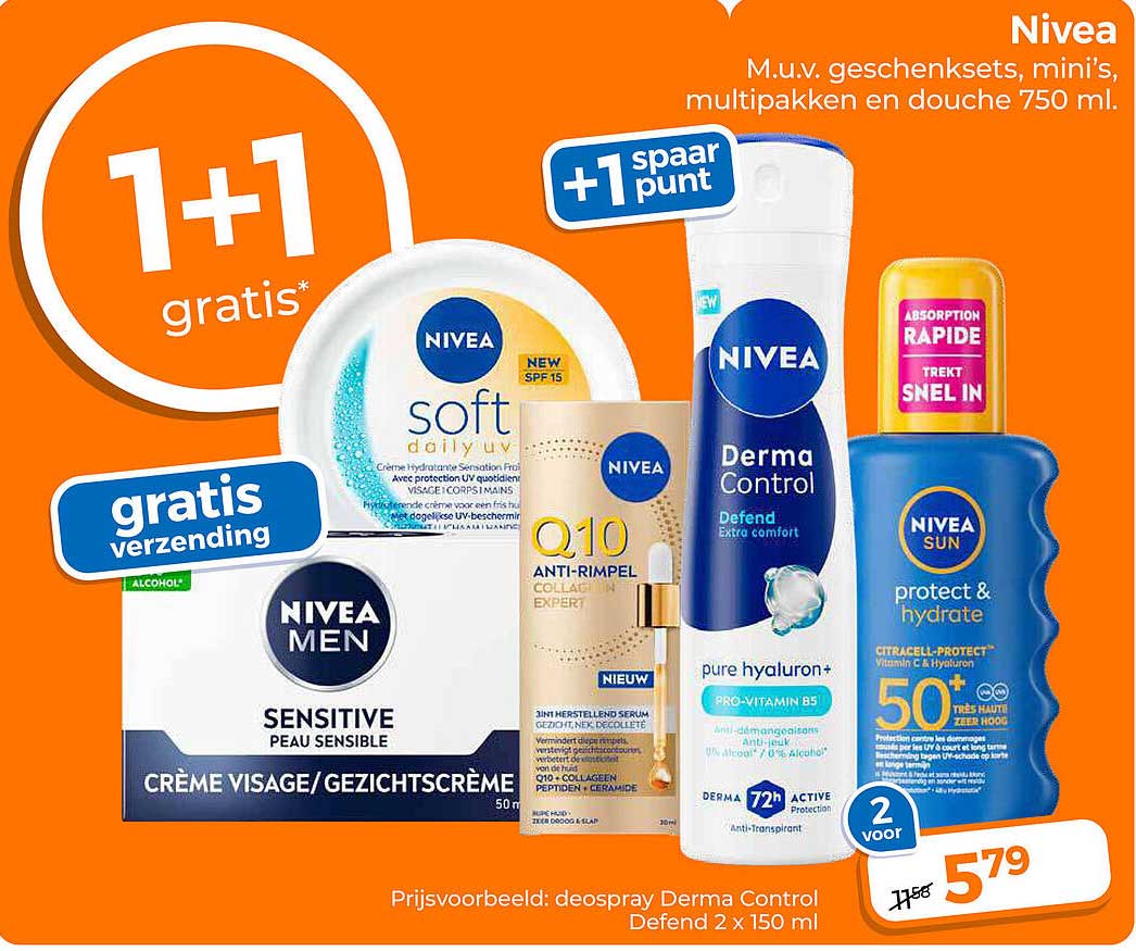 Nivea 1+1 gratis