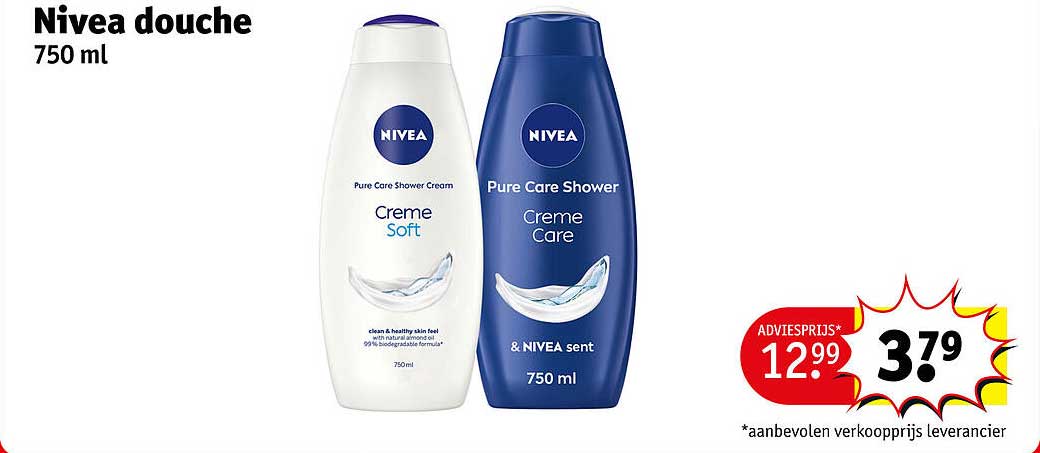 Nivea douche 750 ml
