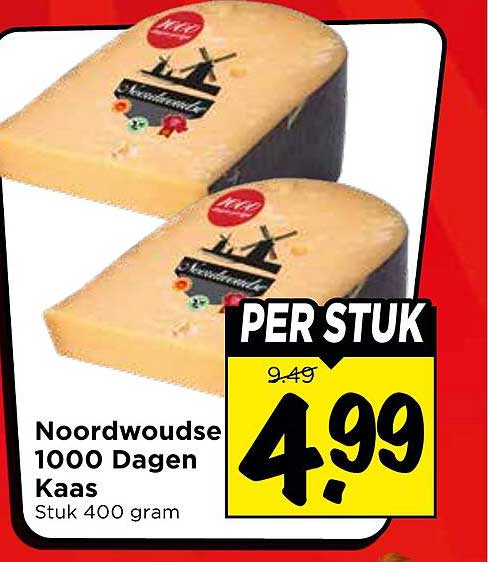 Noordwoudse 1000 Dagen Kaas PER STUK