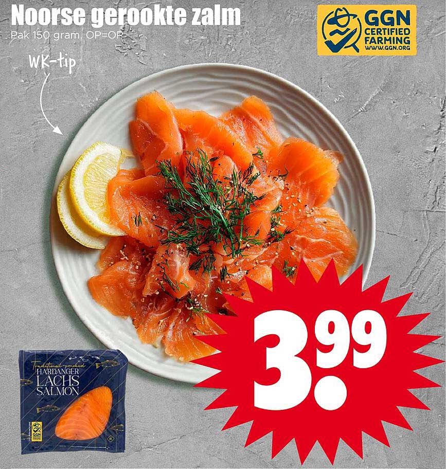 Noorse gerookte zalm