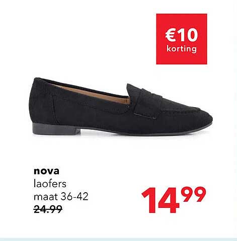 nova laofers maat 36-42