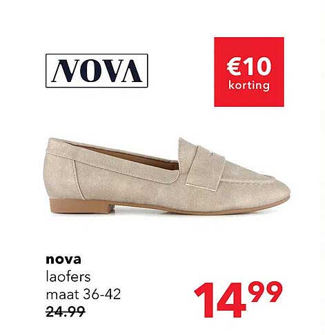 nova laofers maat 36-42