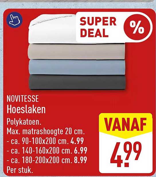 NOVITESSE Hoeslaken
