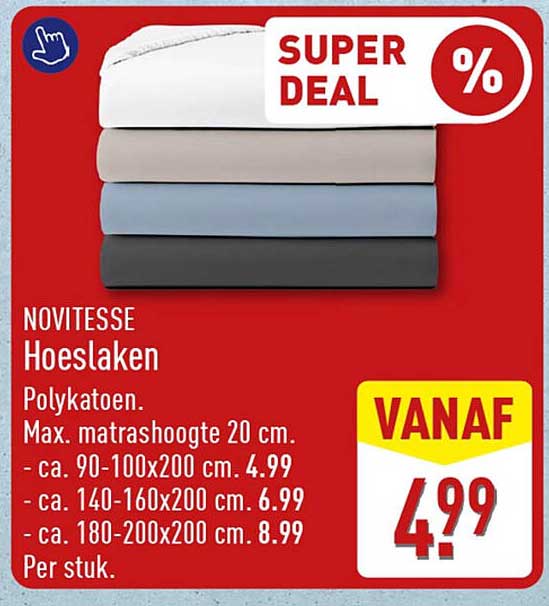 NOVITESSE Hoeslaken