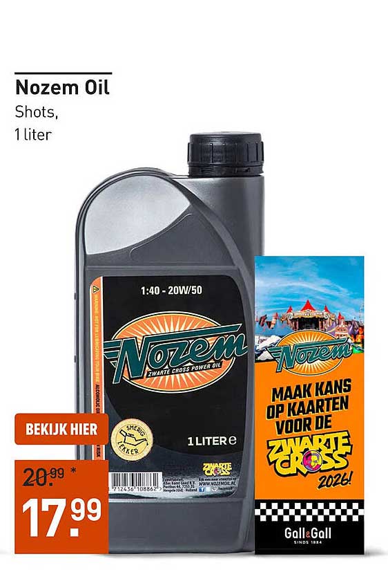 Nozem Oil Shots, 1 liter