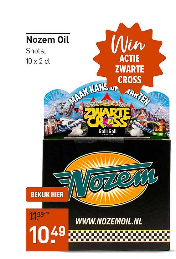 Nozem Oil Shots, 10 x 2 cl