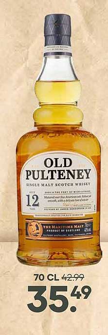 Old Pulteney Single Malt Scotch Whisky 12 Years
