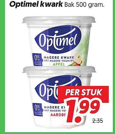 Optimel kwark Bak 500 gram