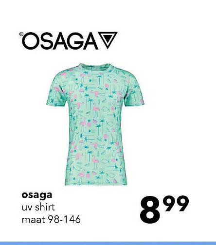 osaga uv shirt maat 98-146