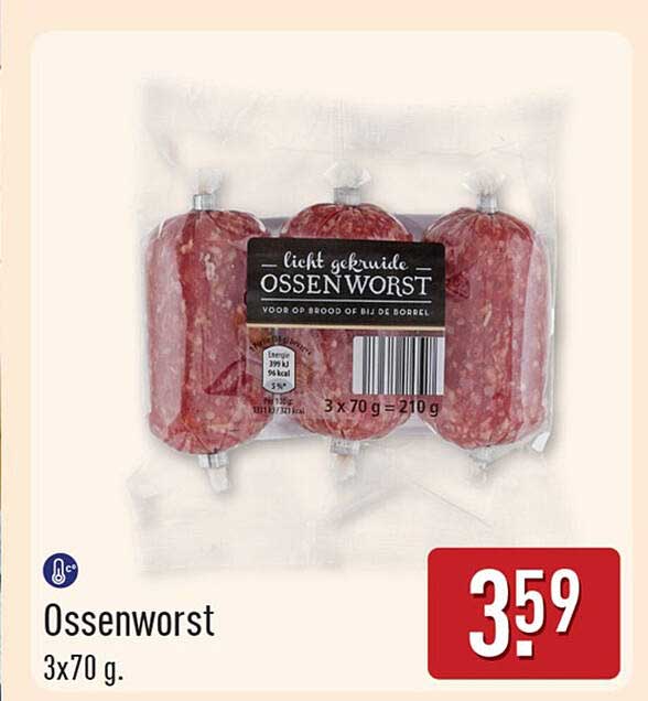 Ossenworst 3x70 g.