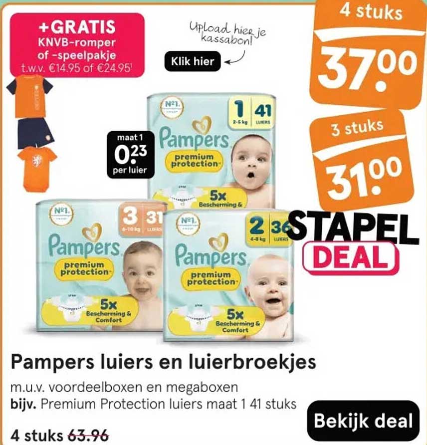 Pampers luiers en luierbroekjes