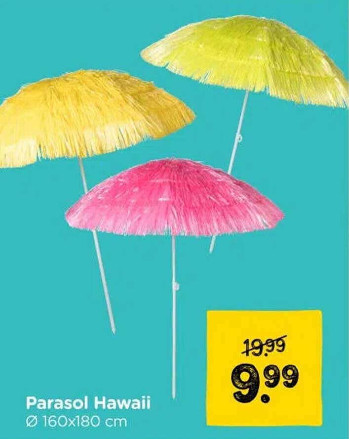 Parasol Hawaii Ø 160x180 cm