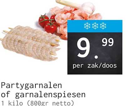 Partygarnalen of garnalenspiesen