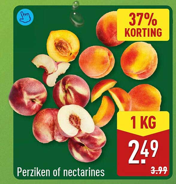 Perziken of nectarines