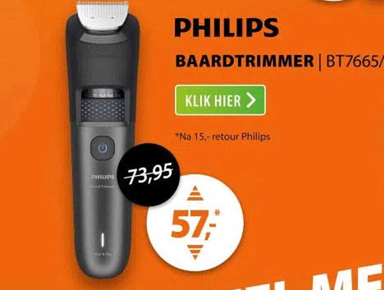 PHILIPS BAARDTRIMMER | BT7665/