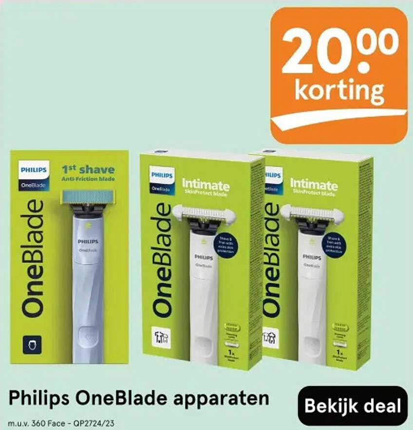Philips OneBlade apparaten