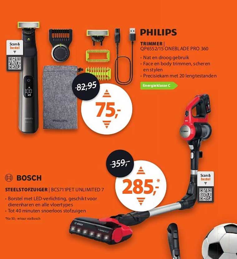 PHILIPS TRIMMER | QP6552/15 ONEBLADE PRO 360
