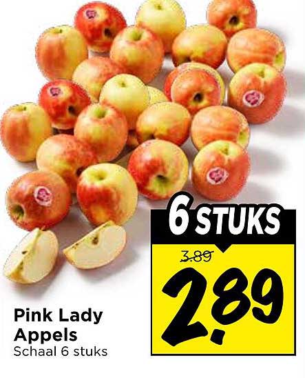 Pink Lady Appels Schaal 6 stuks