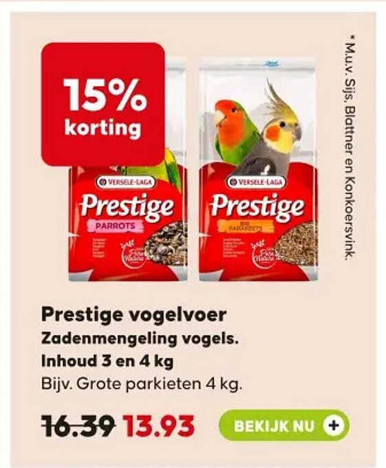 Prestige vogelvoer