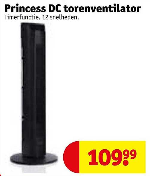 Princess DC torenventilator
