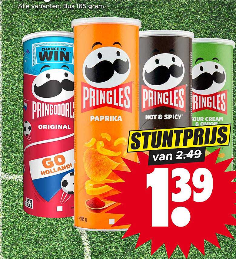 Pringles alle varianten bus 165 gram