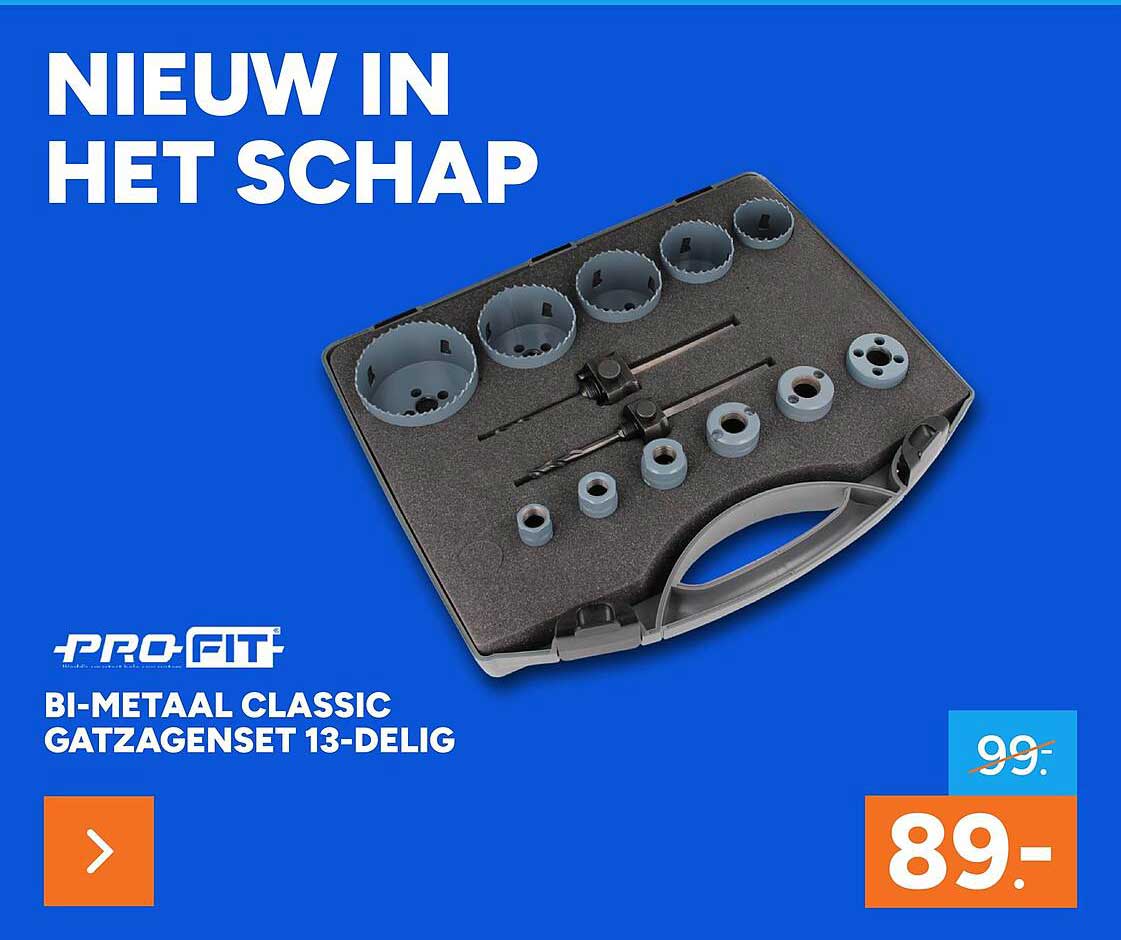 PROFIT BI-METAAL CLASSIC GATZAGENSET 13-DELIG