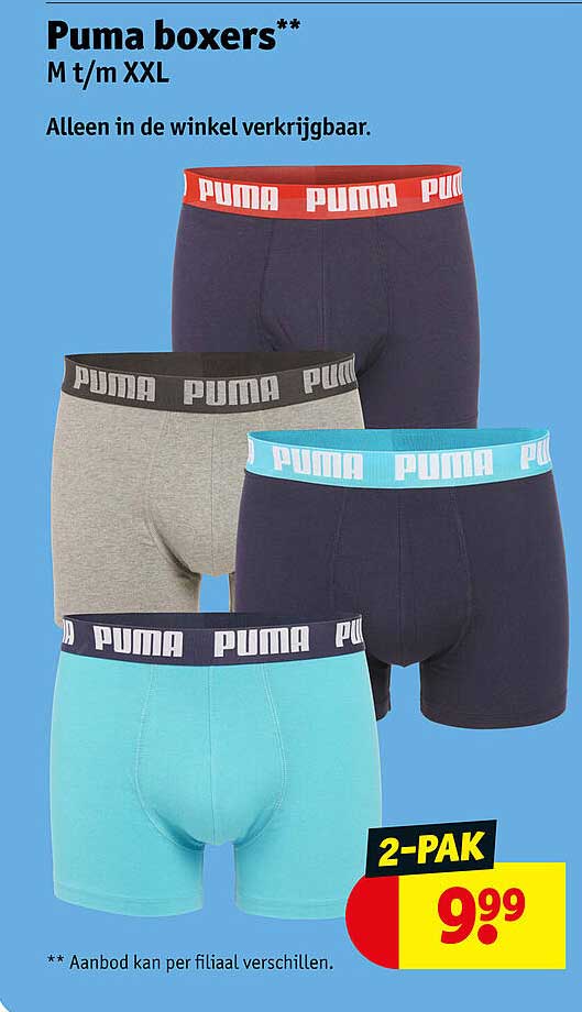 Puma boxers** M t/m XXL 2-PAK