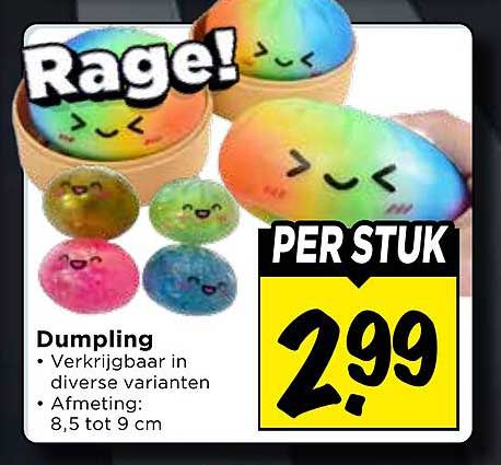 Rage! Dumpling PER STUK