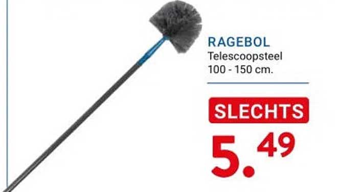 RAGEBOL Telescoopsteel 100 - 150 cm. SLECHTS