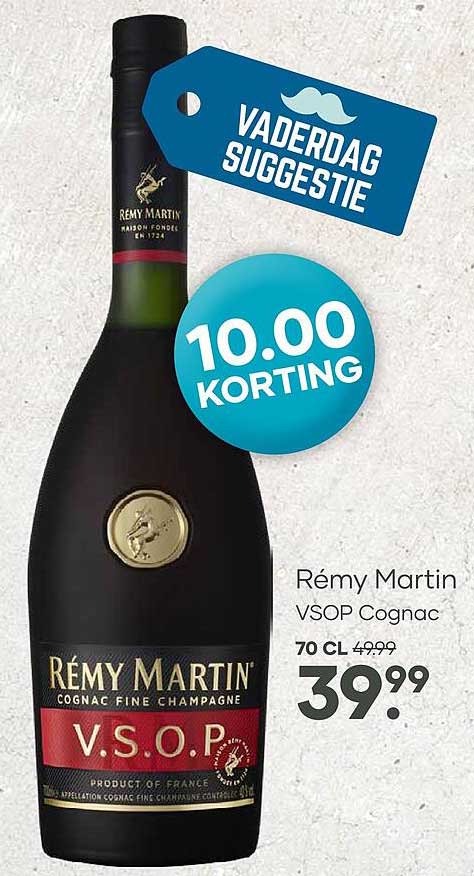 Rémy Martin VSOP Cognac 10.00 korting