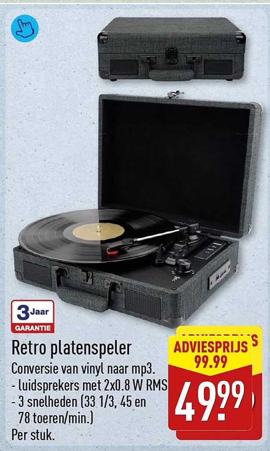 Retro platenspeler