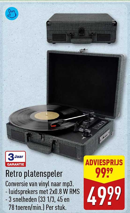 Retro platenspeler