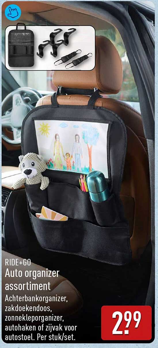 RIDE+GO Auto organizer assortiment