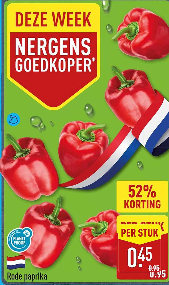 Rode paprika