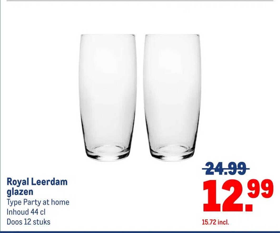Royal Leerdam glazen