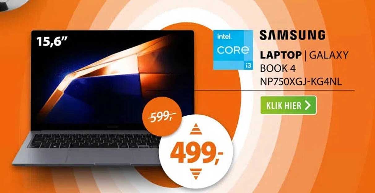 SAMSUNG LAPTOP | GALAXY BOOK 4 NP750XGJ-KG4NL