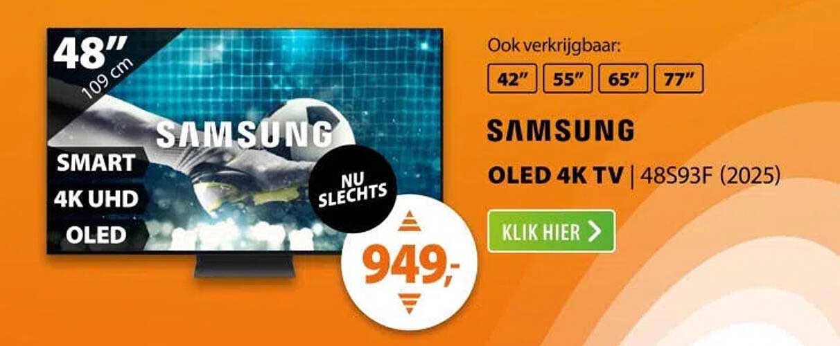 SAMSUNG OLED 4K TV | 48S93F (2025)