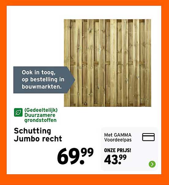 Schutting Jumbo recht