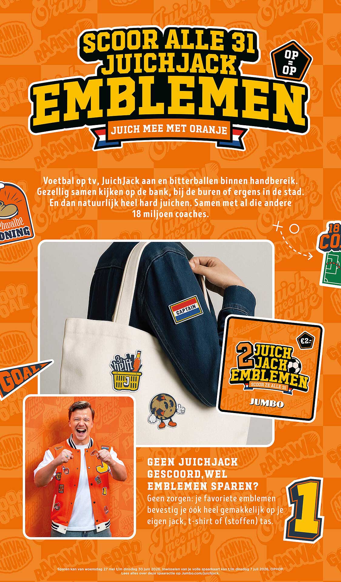Scoor alle 31 JuichJack emblemen