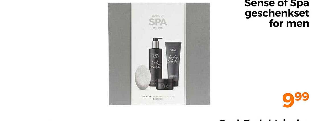 Sense of Spa geschenkset for men