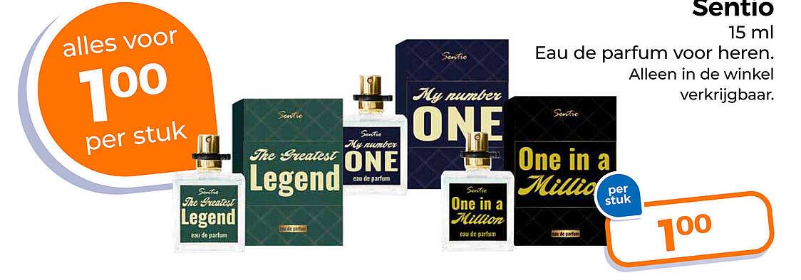 Sentio Eau de parfum voor heren 15 ml