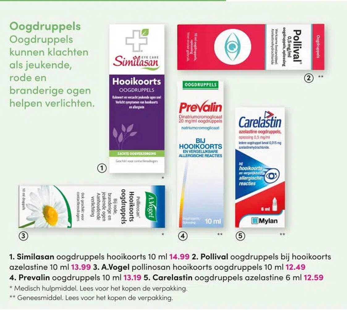 Similasan oogdruppels hooikoorts 10 ml