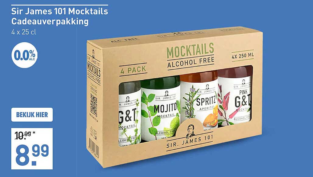 Sir James 101 Mocktails Cadeauverpakking