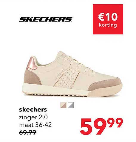 Skechers zinger 2.0 maat 36-42 €10 korting