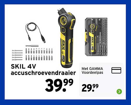 SKIL 4V accuschroevendraaier