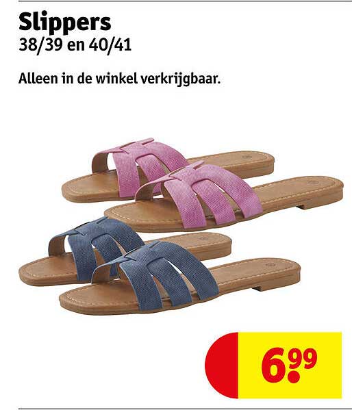 Slippers 38/39 en 40/41